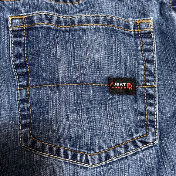 Ariat FR Fire Resistant M4 Low Rise Boot Jeans Size 40x28 Workwear Bootcut - Picture 4 of 5